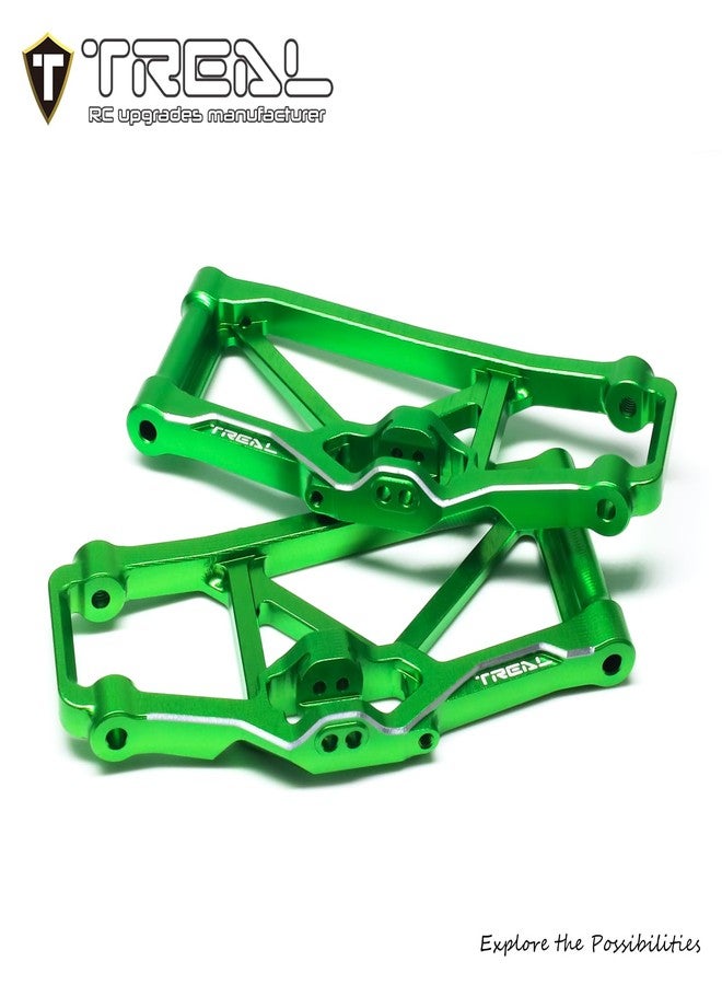 TREAL Aluminium 7075 Front/Rear Lower Arms (2P) for 1/10 Maxx and 1/8 6S Maxx Slash(Green) - Image 2